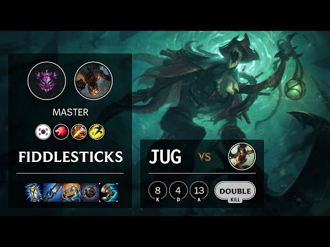 Fiddlesticks Jungle vs Nidalee - KR Master Patch 10.19