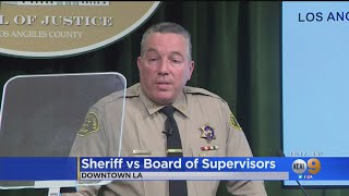 LA County Board Of Supervisors Says Sheriff Is Endangering Public Trust