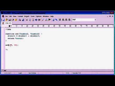 Php Tutorial Using Functions With A Return Value