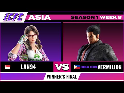 Lan94 (Julia) vs Vemilion (Kazuya/Devil Jin)  ICFC ASIA: Season 1 Week 8 Winner's Final