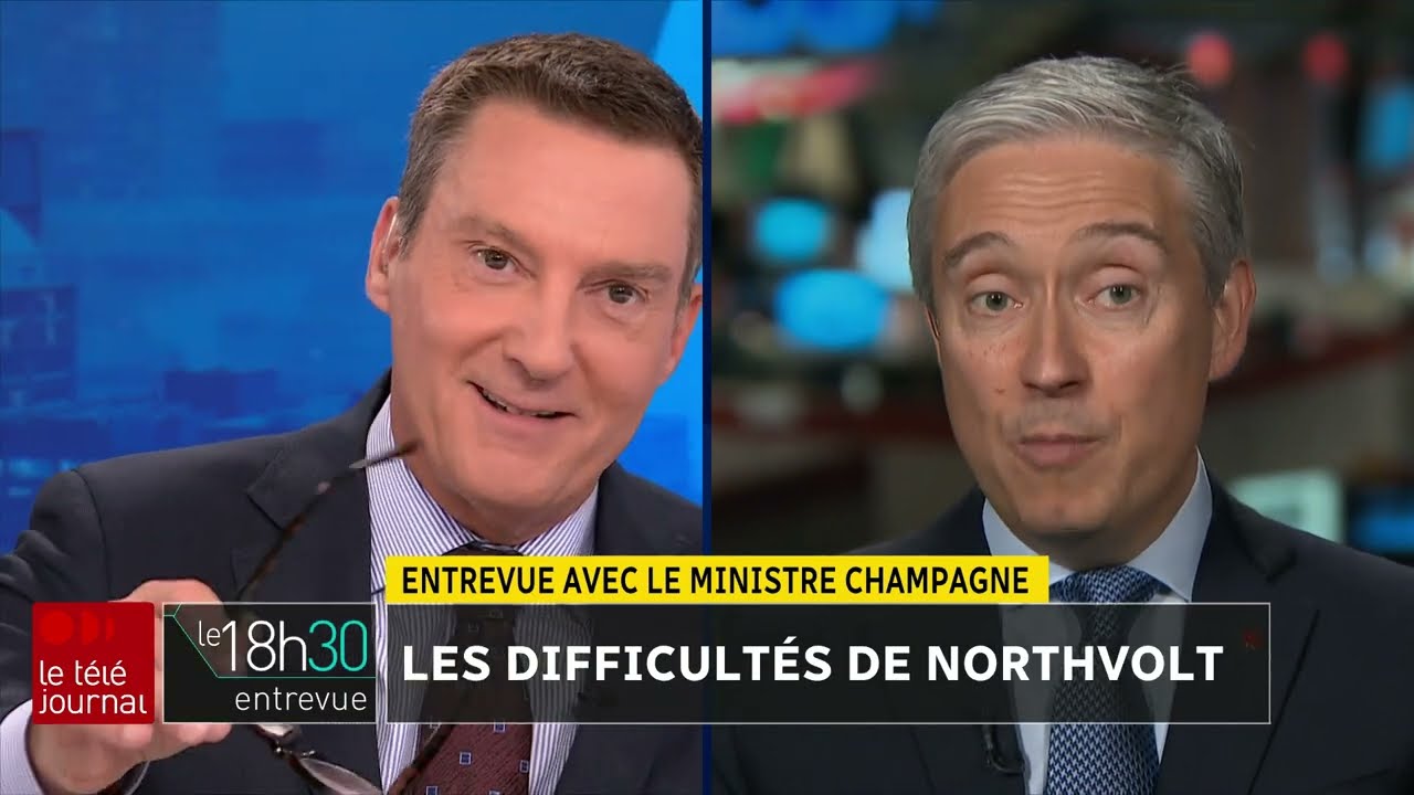 Les difficultés de Northvolt : entrevue avec le ministre Champagne
