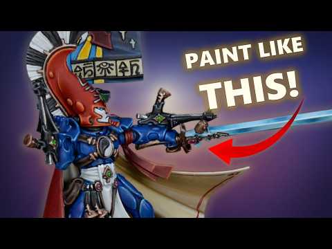 How to Paint Phoenix Lord Asurmen for Warhammer 40k | Aeldari Eldar Tutorial