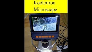 Koolertron Microscope Unboxing and First Use