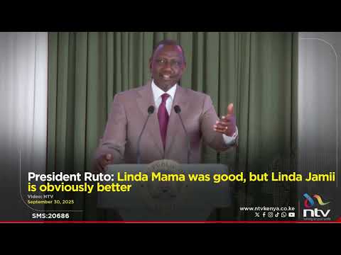 President Ruto: Linda Mama was good, but Linda Jamii is obviously better