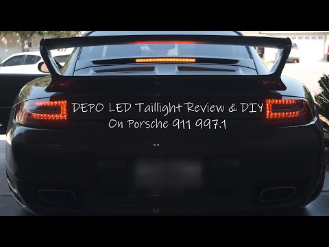 DEPO LED Taillights Review and DIY on Porsche 911 997.1