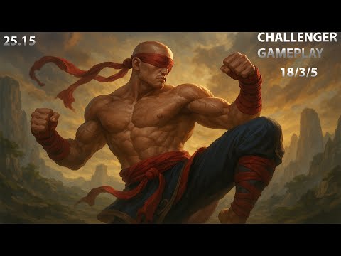 Lee Sin vs Gwen | Jungle | Challenger gameplay | Patch 25.15 | Season 15.2