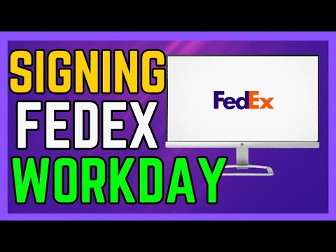 Fedex My Workday