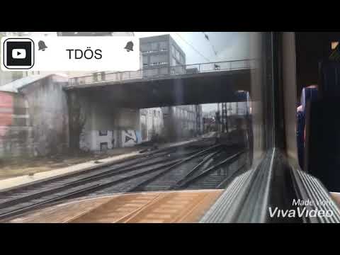 Mitfahrt in IC nach Stuttgart: Einfahrt in den Bahnhof Ulm