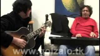 Alvaro Henriquez y Fito Paez - Ciudad de Pobres Corazones (Ensayo en camarines Viña del Mar  2007)