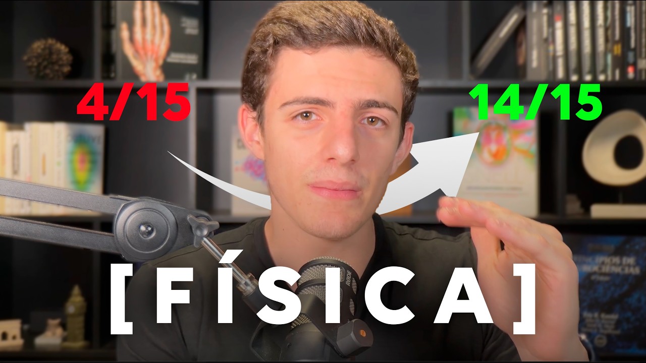 Como estudar FÍSICA para o ENEM com base na ciência (evoluí de 4 para 14 acertos fazendo assim)