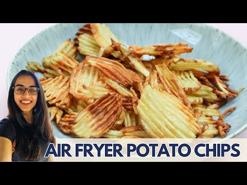 Crispy Air Fryer Potato Chips/Crisps in Minutes!
