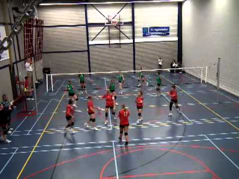VC Houten Dames 1 vs OKV 3, deel 4- 24-09-2010