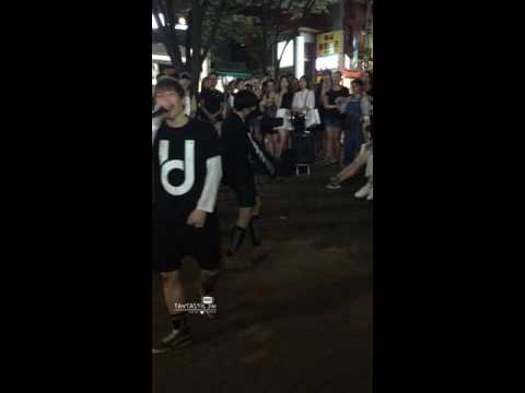 160714 DOB Hongdae BTS - FIRE 디오비 홍대공연 방탄소녀단 - 불타오르네