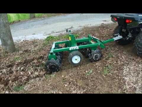 TOW GEO ARATRO a DISCO  per QUAD Disc Plough for ATV