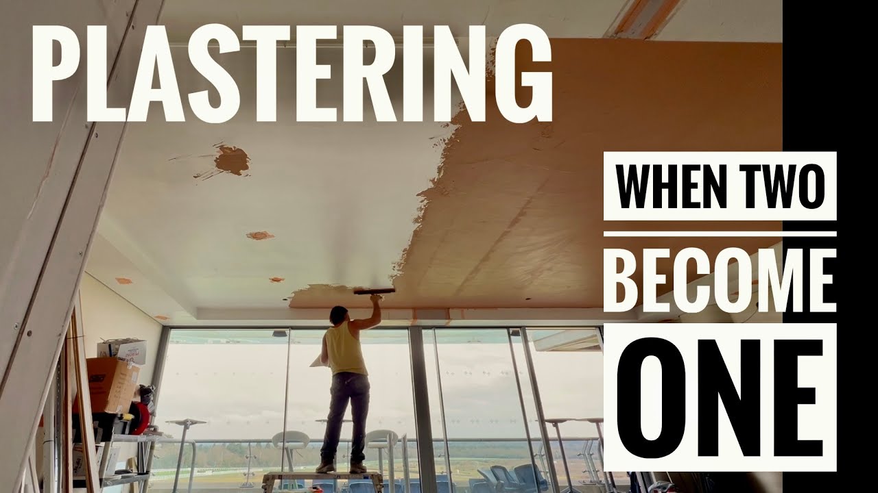 PLASTERING When two become one. ASCOT RACE COARSE. How to plaster walls DIY home improvement