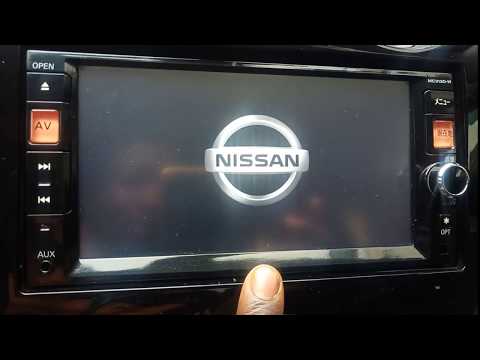 MC312D-W Nissan Radio Unlock SD card to change language to English for Dualis