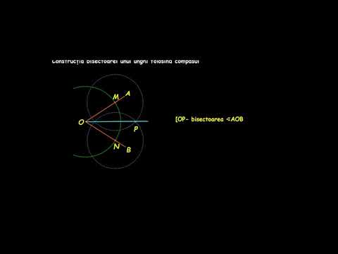 Bisectoarea unui unghi. Concurența bisectoarelor interioare ale triunghiului | Lectii-Virtuale.ro