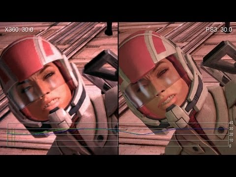 Mass Effect (Original) PS3 vs. Xbox 360 Like-For-Like Frame-Rate Tests