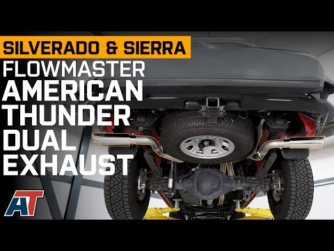 2020-2024 6.6L Silverado 2500 Flowmaster American Thunder Dual Exhaust System Review & Sound Clip