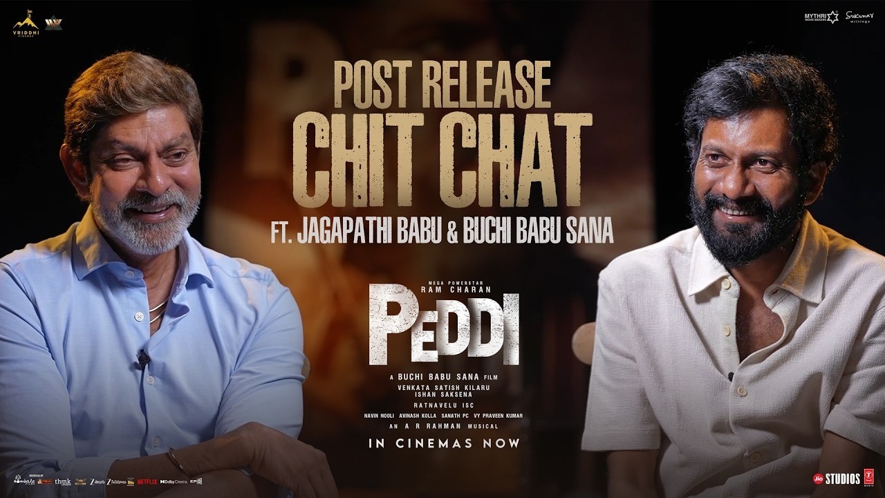Peddi Post Release Chit Chat | Ram Charan | Janhvi Kapoor | Jagapathi Babu | Buchi Babu Sana