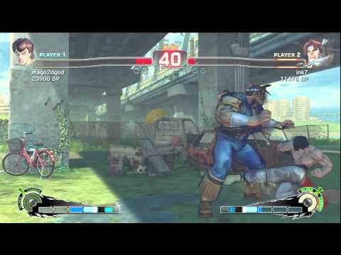 SSF4: Mago (Fei Long) VS ink7 (T.Hawk)