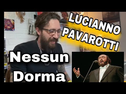 METALHEAD REACTS| Luciano  Pavarotti - Nessun Dorma (The three tenors Concert 1994)