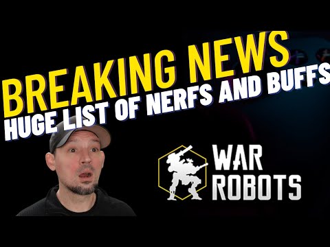 War Robots Breaking News Nerfs and Buffs 2023 | Big upcoming Balance Change war robots