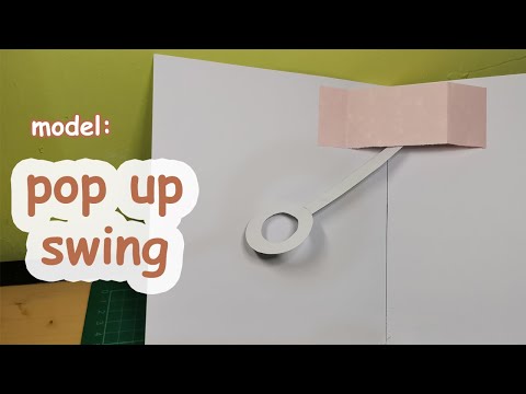 Pop Up card / Art - How to make a pop up card with swing arm mechanism