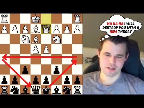 Magnus Carlsen mocks his opponent and casts KING with QUEEN