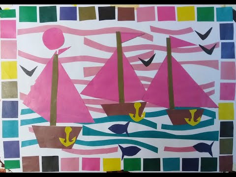 #9 How to make the composition "Scarlet sails"