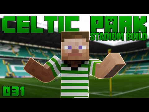 Insane Minecraft Build: Celtic Park Stadium Stands LIVE