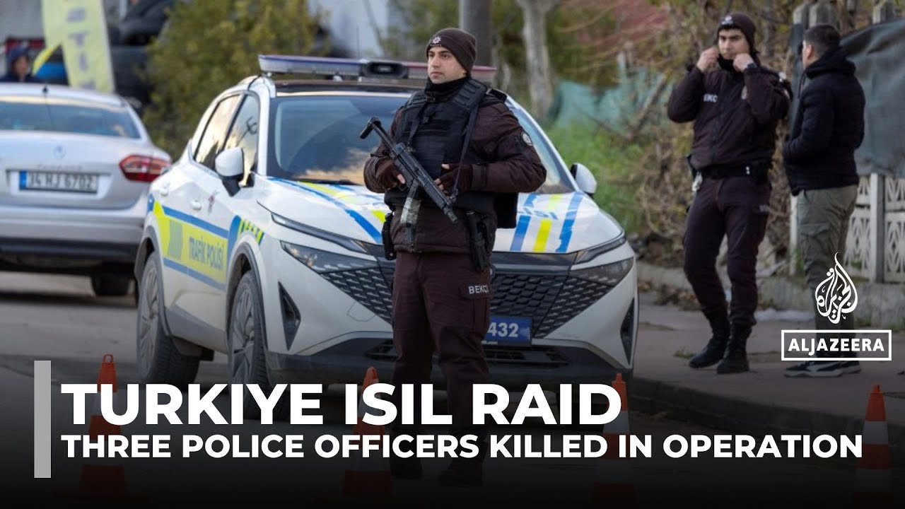 Six ISIL fighters, 3 police officers killed in northwest Turkiye raid