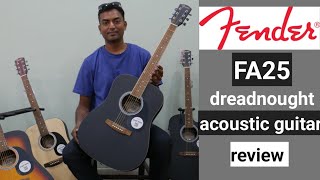 Video thumbnail for Fender FA25 dreadnought acoustic guitar| Newly launched| by SKISWUD The Guitar Shop