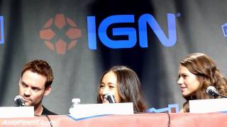 Nikita Maggie Q says She Fights because she Can't Have Sex - NY Comic Con Shane West