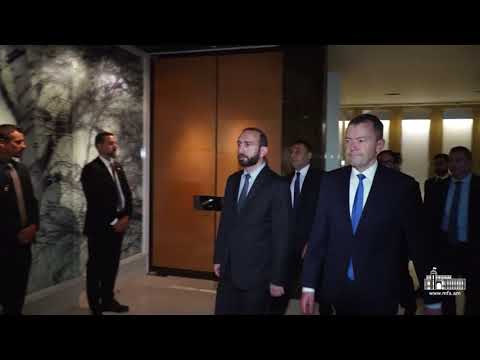 Առաջին կադրերը Միրզոյան-Բայրամով հանդիպումից