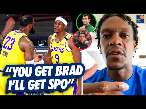 Rajon Rondo Shares Amazing Details On How He and LeBron Used To Strategize In The Playoffs