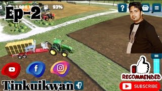 Making starw Bales in field fs23 Netflix game play