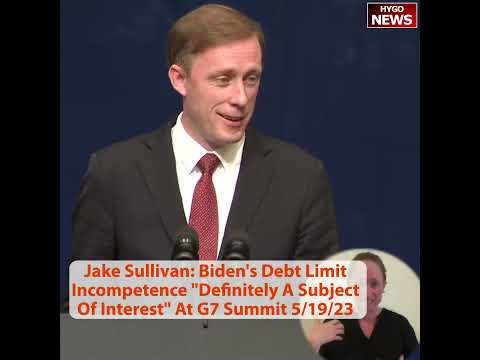 Jake Sullivan: Debt Limit "Definitely A Subject Of Interest" At G7 Summit
