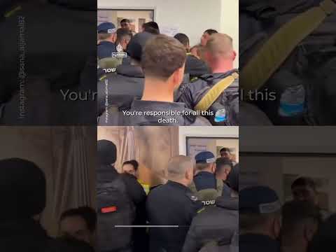 Woman confronts Ben-Gvir at site of Iranian missile strike | AJ #shorts