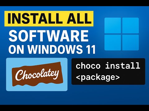 Set Up Your Windows 11 Dev Environment with Chocolatey | Install All Developer Tools Fast Part 2