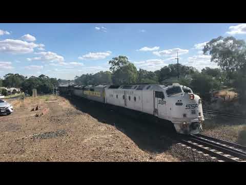 SSR Grain train at Seymour loop with CLF3 GM27 S311 C501 on 7MC5