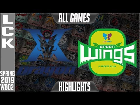 KZ vs JAG Highlights ALL Games | LCK Spring 2019 Week 8 Day 2 | King-Zone DragonX vs Jin Air Greenwi