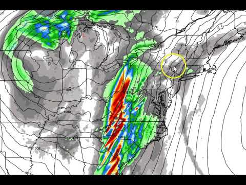 Daily forecast video Monday April 15th, 2019