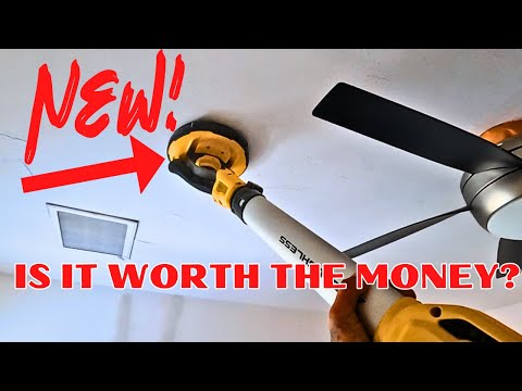 DeWalt Drywall Sander Review// Mudwork Follow Me Around