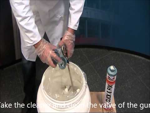 HOW TO USE SOUDAL CLICK & FIX GUN FOAM