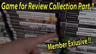 The Game Collection For Playing & Reviews Part 1