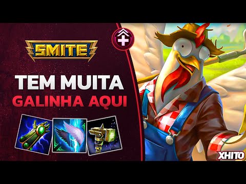 Tem muita galinha nessa partida! HORUS SUPORTE - ⚡ Smite BR Ranked Conquista