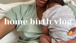 My Positive HOME BIRTH Vlog | First time mom, 39 Weeks + Unmedicated