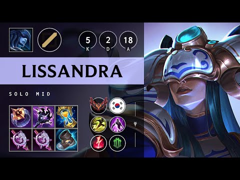 Lissandra Mid vs LeBlanc - KR Grandmaster Patch 25.13