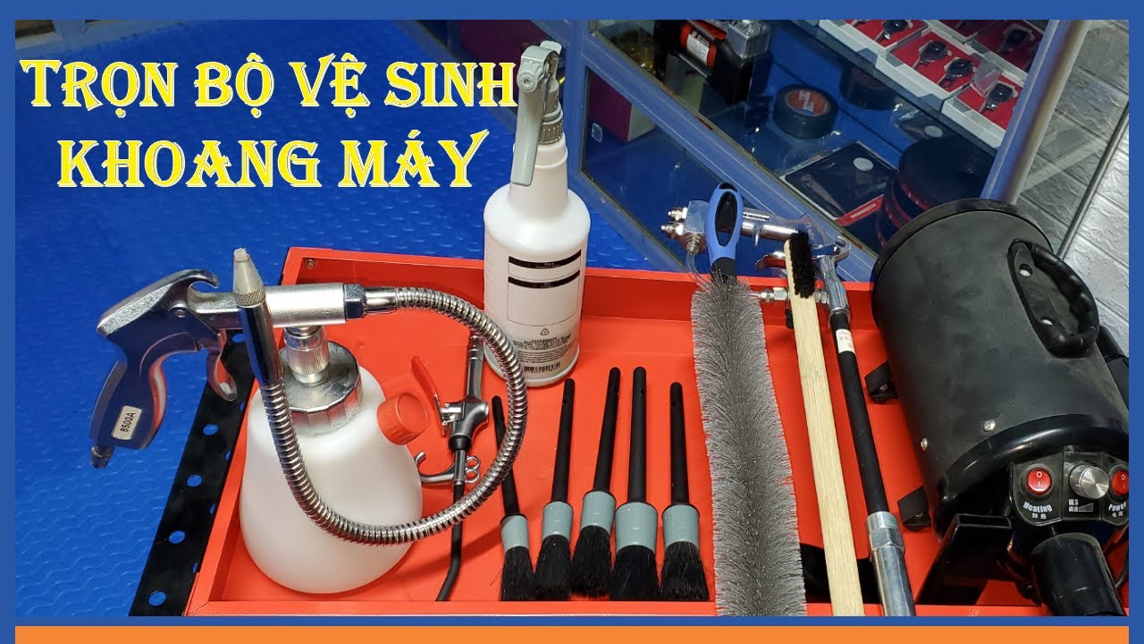 Chổi đa năng loại dài cọ rửa khoang máy - lazang 15